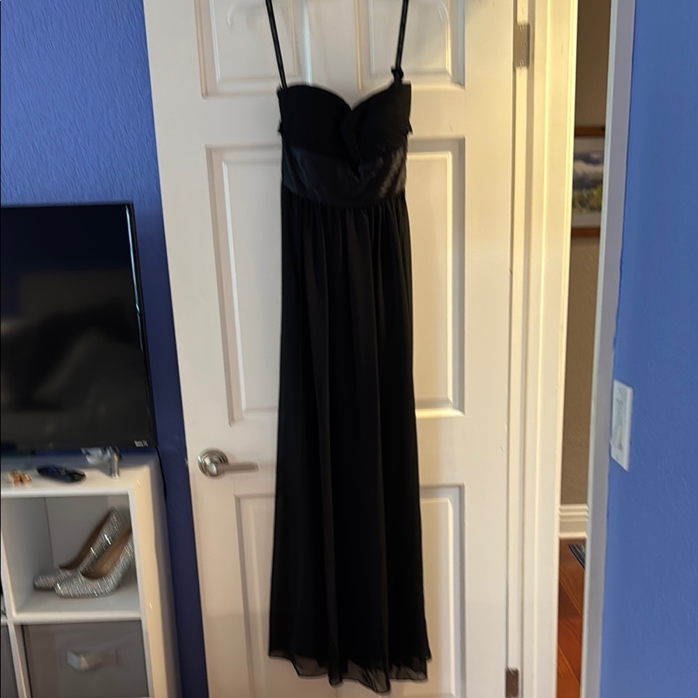 Bill Levkoff Black Sleeveless Sundress for Weddings